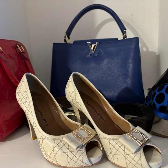 Dior White Heels - Picture 2 of 6